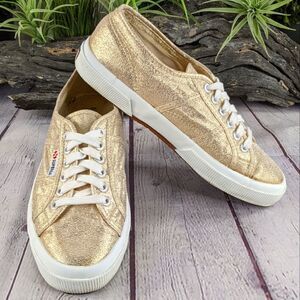 Superga® Womens Rose Platinum 2750 LAMEW